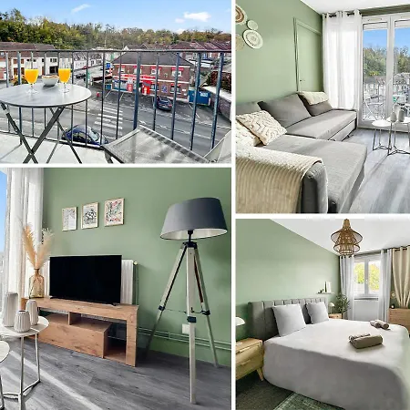 Balcon, Renove, Proche Commerces & Gare 아파트 *